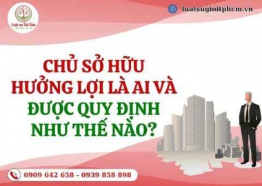 Chủ sở hữu hưởng lợi là ai và được quy định như thế nào?